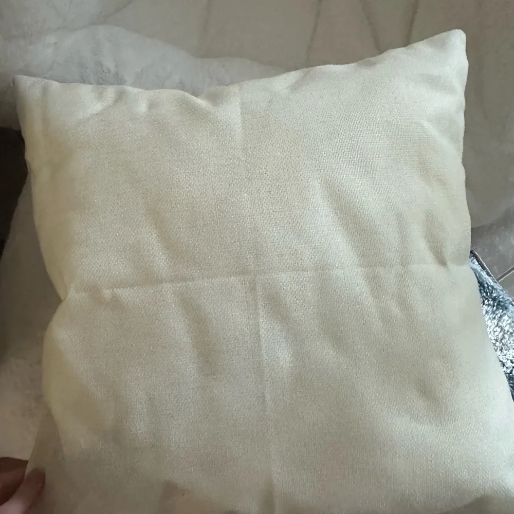 Granddaughter Gift Pillow - Cream and Black